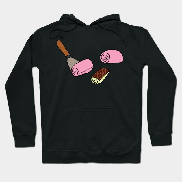 Ice Cream Rolls Hoodie by jhsells98